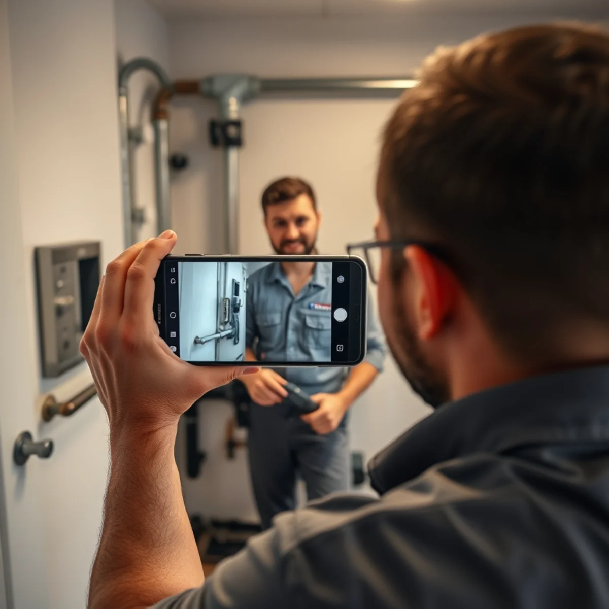 Homeowner reviewing an insurance policy after a sewer backup in a Florida home