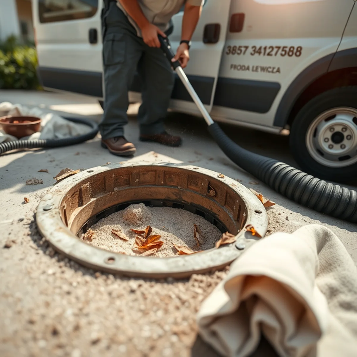 Storm & Yard Drain Cleaning in progress on a Boca Raton, FL property